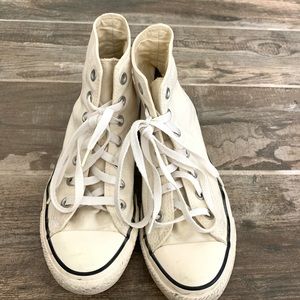 White high top Converse